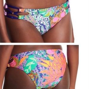 NWT Trina Turk Tropical Escape Bikini Bottoms Sz 4